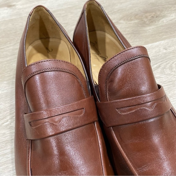 Massimo Matteo Firenze Patina Men’s Penny Driver Loafers - Picture 10 of 14